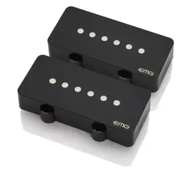 Комплект звукоснимателей для электрогитары EMG JMaster Set Black- Alnico 5 Stacked Coil JMaster Pickup Set, One Volume/ One