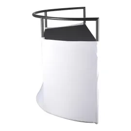 JMAZ Lighting JZ5010 Command Booth Adjustable Frame DJ Booth