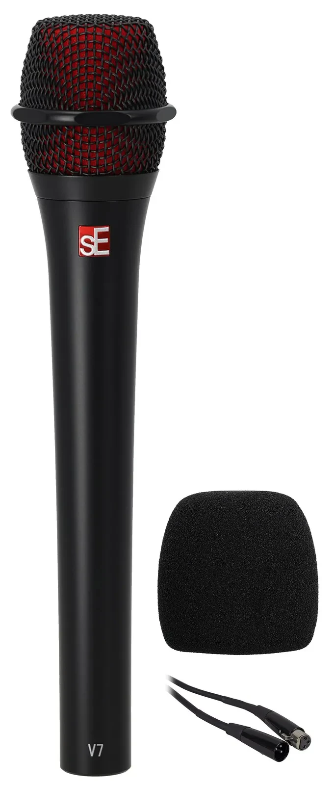 Микрофон sE Electronics V7 ENG динамический, ручной, металлический корпус, с внешней ветрозащитой