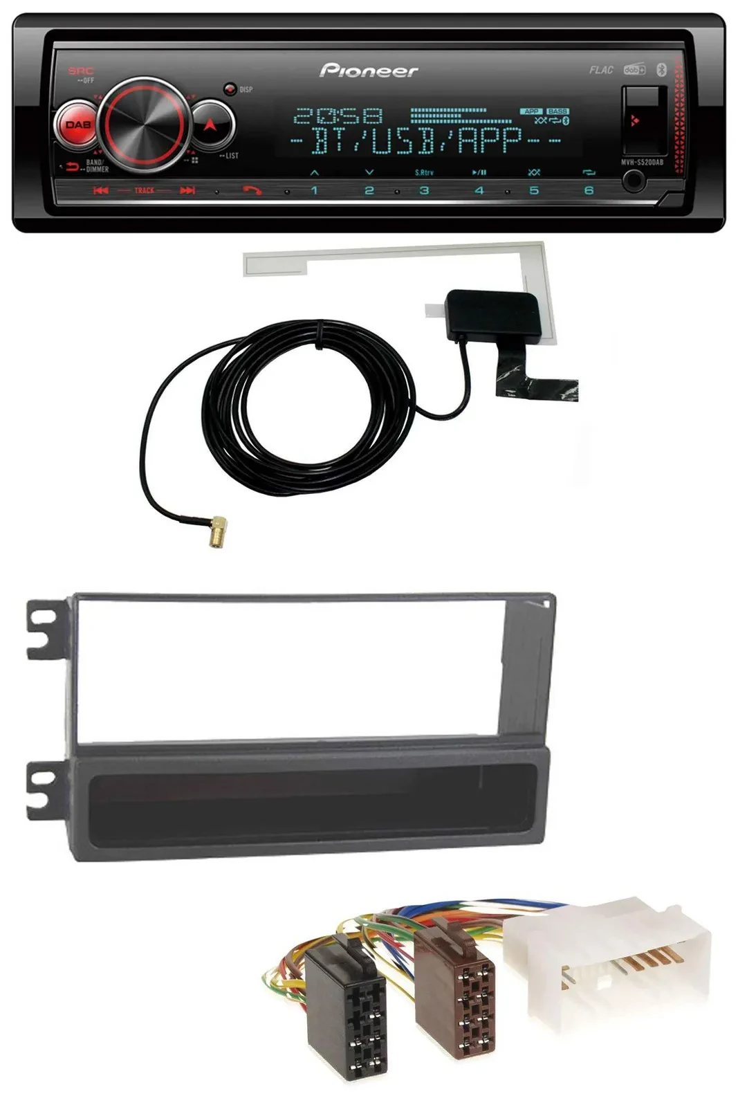 Pioneer Bluetooth DAB USB MP3 Autoradio für Kia Magentis (ab 2006)