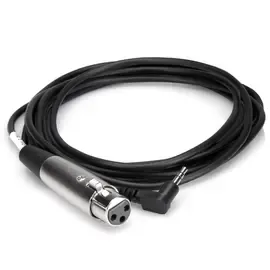 Коммутационный кабель Hosa XVM-110F Stereo Mini Angled Male to 3-Pin XLR Female Cable - 10' #XVM110F
