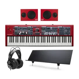 Nord Stage 4 HA73 73-Key Fully-Weighted Keyboard with Monitor V2 (Pair) Bundle