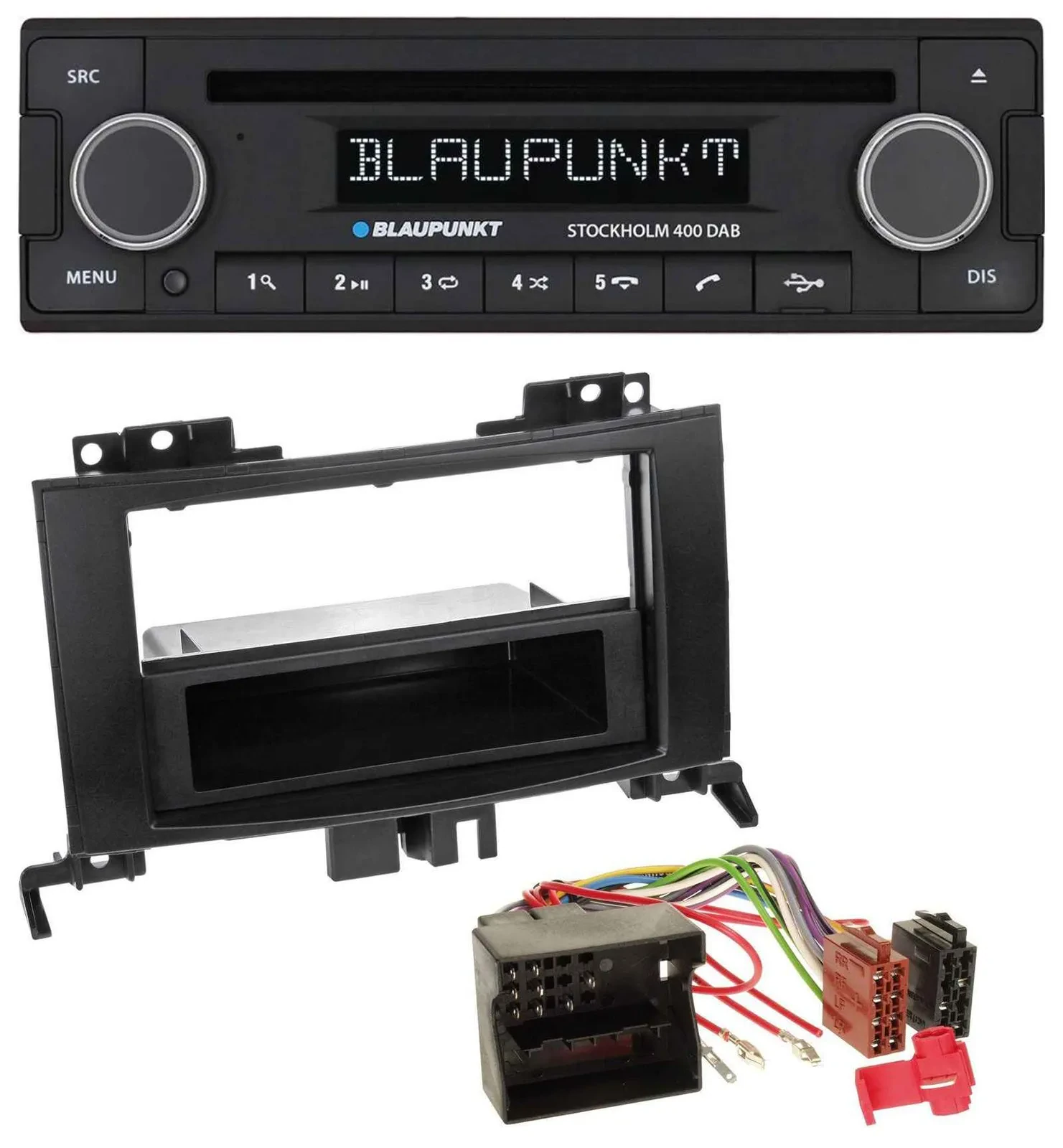 Blaupunkt MP3 Bluetooth DAB CD USB Autoradio für Mercedes Sprinter ab 06 Rubbert