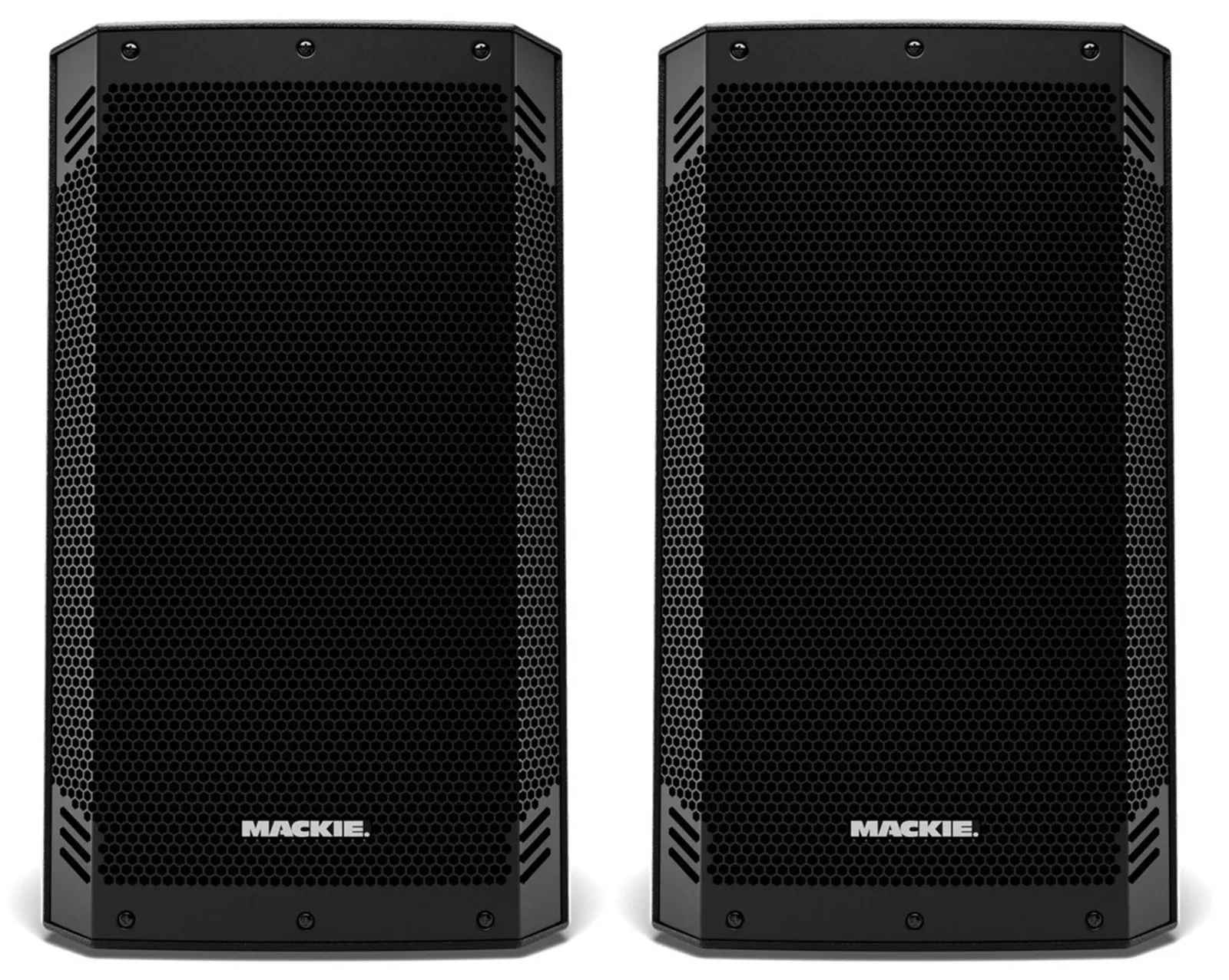 (2) Mackie Thrash15 v2 15" 1300w Powered DJ PA Speakers w/Bluetooth Thrash15v2