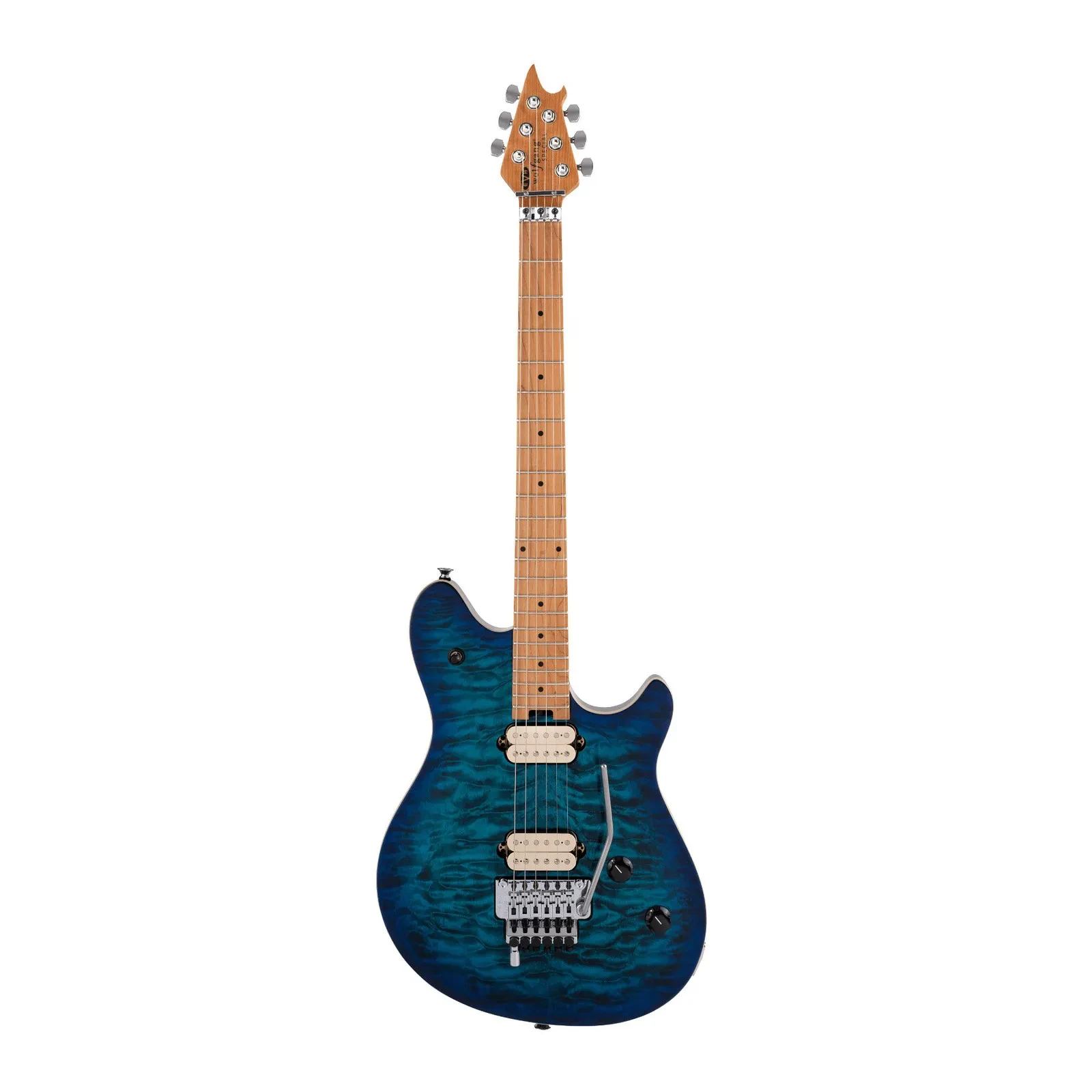 EVH Wolfgang Special QM 6 String Electric Guitar (Chlorine Burst)