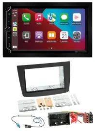 ESX 2DIN DAB USB MP3 Bluetooth Autoradio für Alfa Romeo Mito 955 ab 14 schwarz