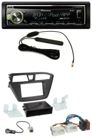 Pioneer MP3 USB CD DAB AUX Autoradio für Hyundai i20 (2014-2020)