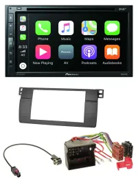 Pioneer DVD 2DIN MP3 DAB Bluetooth USB Autoradio für BMW 3er E46 Profiversion gr