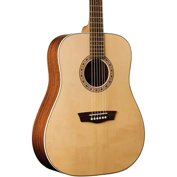 Акустическая гитара Washburn WD7S-A Harvest Series Dreadnought Natural Gloss Finish