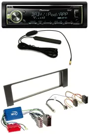 Pioneer MP3 USB CD DAB AUX Autoradio für Audi A4 B6 00-04 Aktivsystem Mini-ISO