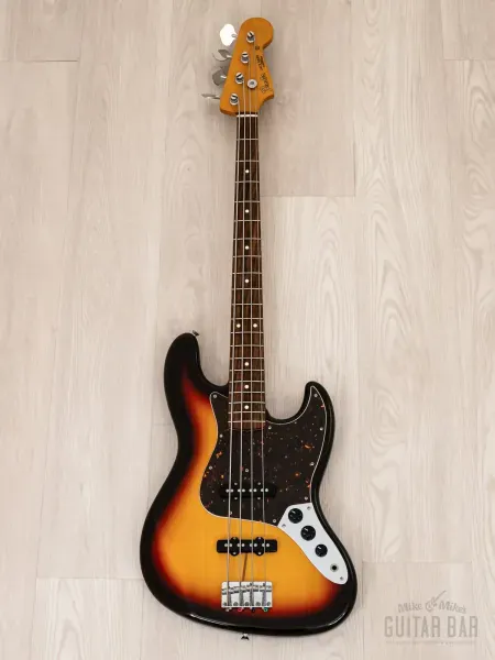 Бас-гитара Fender Traditional 60s Jazz Bass JJ Sunburst w/gigbag Japan 2017