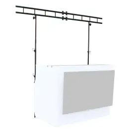 ProX XF-MESATRUSS 8FT x 8FT Mesa Facade Truss Lighting T-Bar Stand with Bag i...