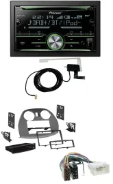 Pioneer CD USB MP3 Bluetooth 2DIN DAB Autoradio für Mitsubishi Eclipse 4G 05-12