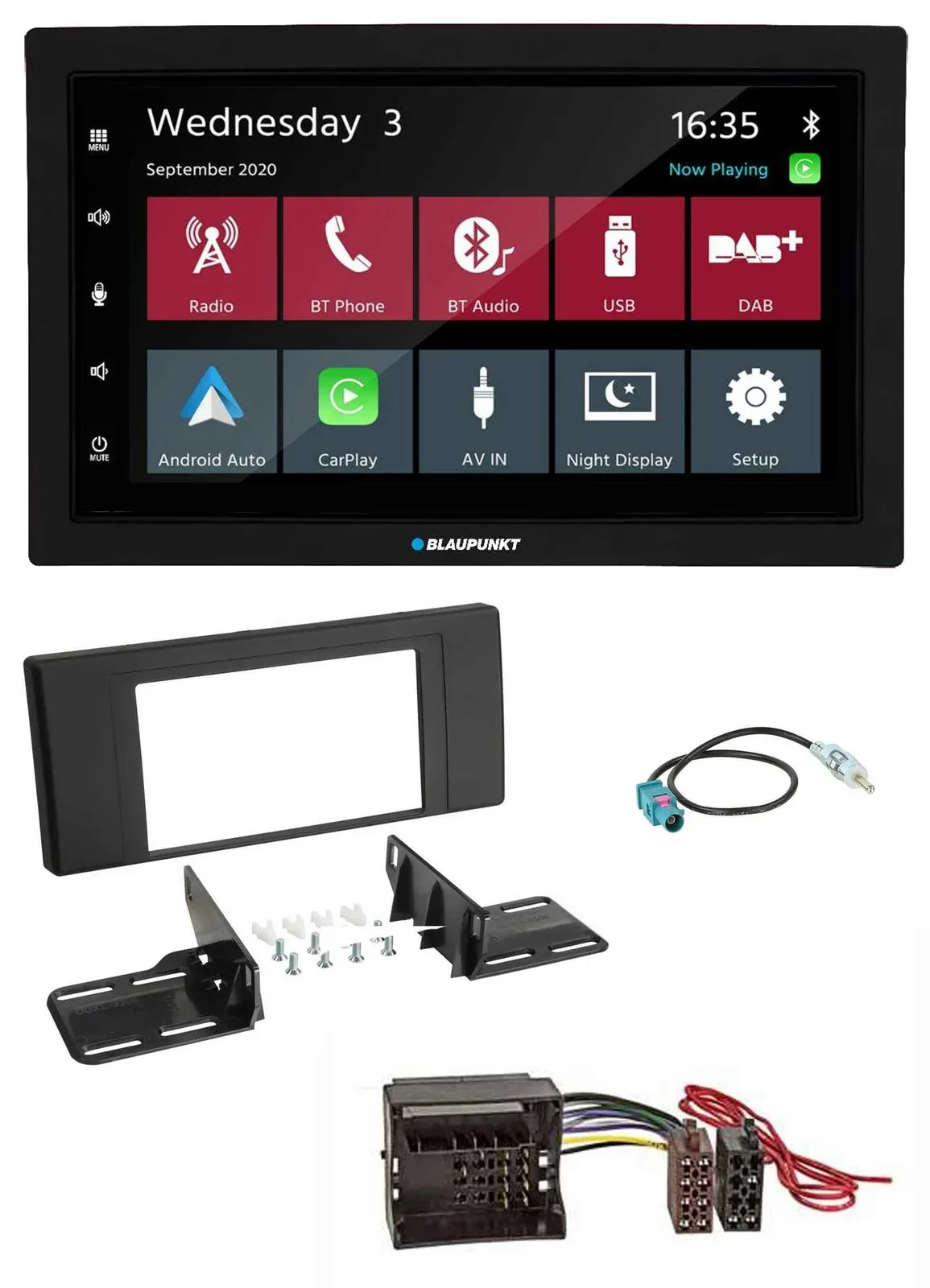 Blaupunkt DAB Bluetooth USB MP3 2DIN Autoradio für Land Rover Range Rover Vogue