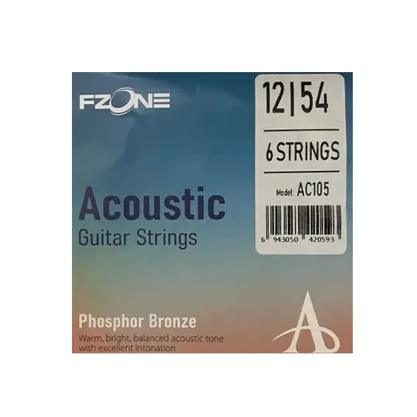 Струны для акустической гитары FZONE AC105 Phosphor Bronze 12-54