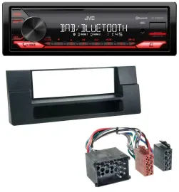 Автомагнитола JVC Bluetooth USB DAB MP3 для BMW X5 E53/5 Series E39 (Rundpin) с нишей
