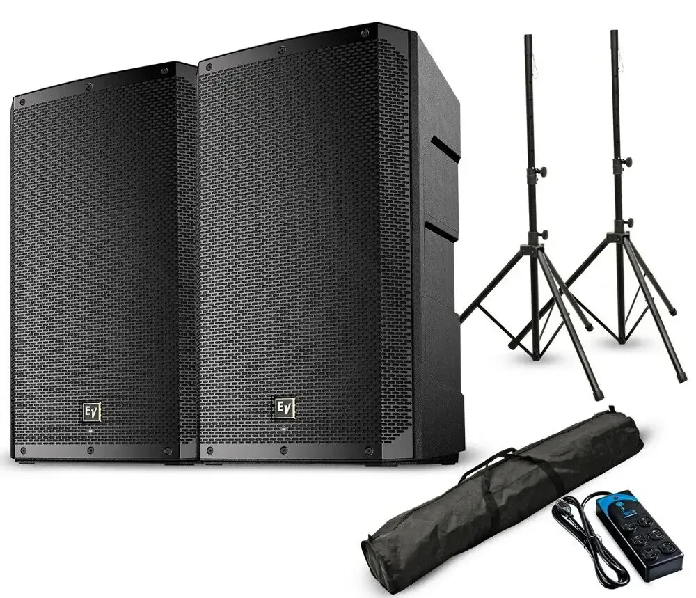 Акустическая система активная Electro-Voice ELX200-15P 15" (набор, пара) со стойками и сетевым фильтром