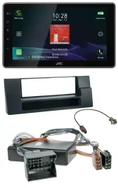 JVC DAB MP3 Bluetooth USB Autoradio für BMW X5 E53 5er E39 Ablagefach Quadlock A