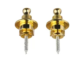 Стреплоки для гитары Musiclily M184-2 золото (2 шт)