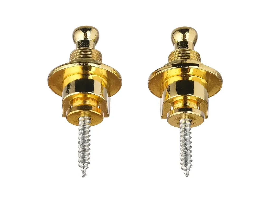 Стреплоки для гитары Musiclily M184-2 золото (2 шт)
