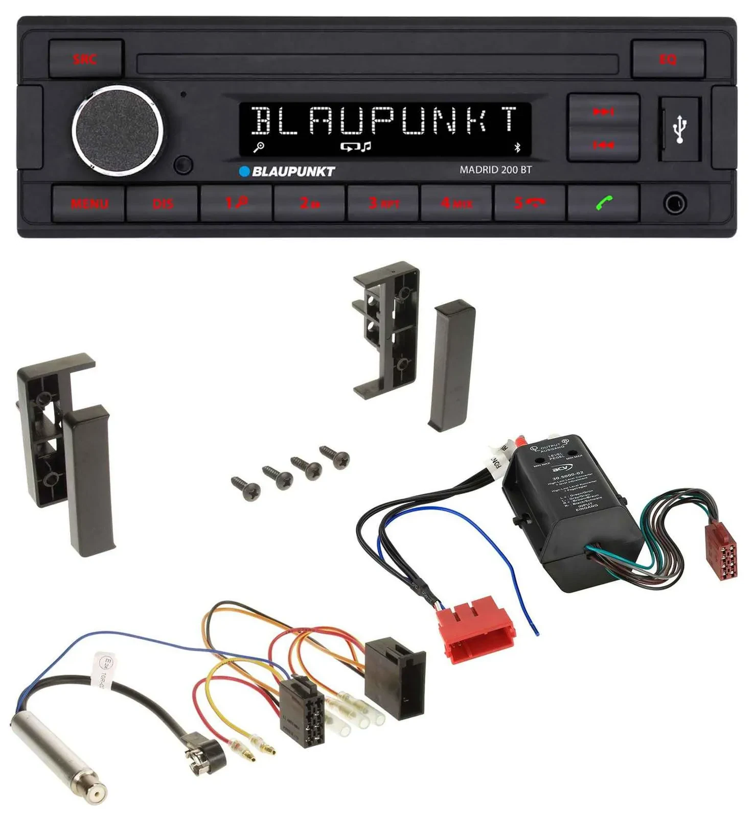 Blaupunkt USB AUX Bluetooth MP3 Autoradio für Audi A2 A3 8L A6 C5 A4 B5 Bose Akt