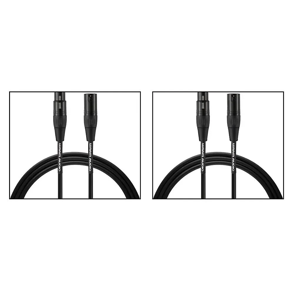 Микрофонный кабель Warm Audio Pro Series Pro-XLR-15'-2PK XLR, 15 ft, черный (набор, 2 шт.)