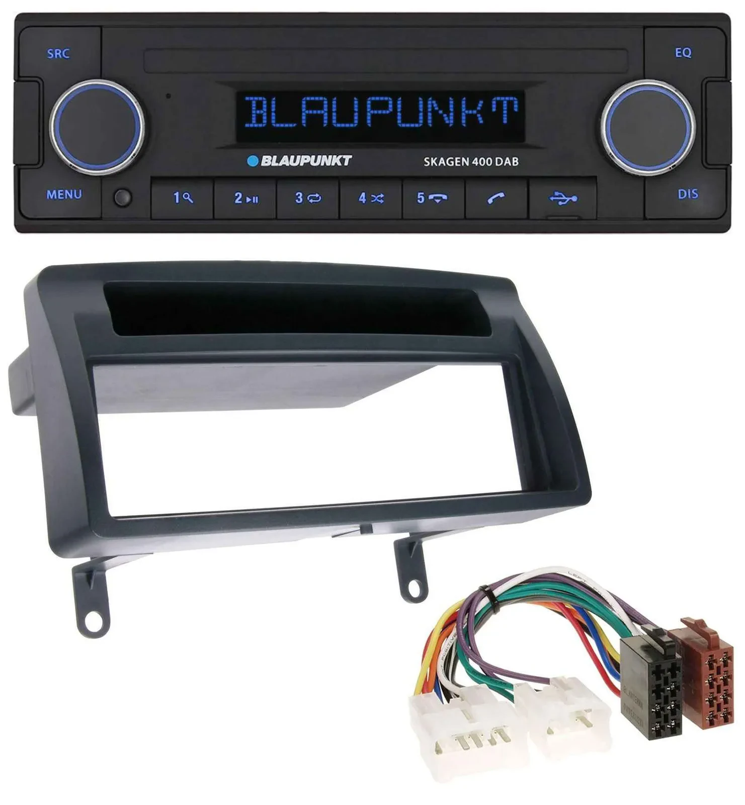 Blaupunkt DAB USB Bluetooth MP3 Autoradio für Toyota Corolla E12 2003-2008 dunke