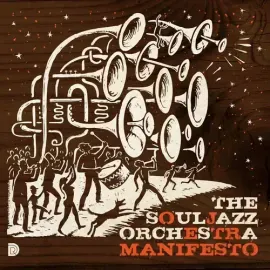 Виниловая пластинка The Souljazz Orchestra - Manifesto [New Vinyl LP] Colored Vinyl, Ltd Ed, Orange
