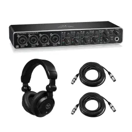 Behringer U-PHORIA UMC404HD 4x4 USB 2.0 Audio/MIDI Interface, Bundle with TAPH10