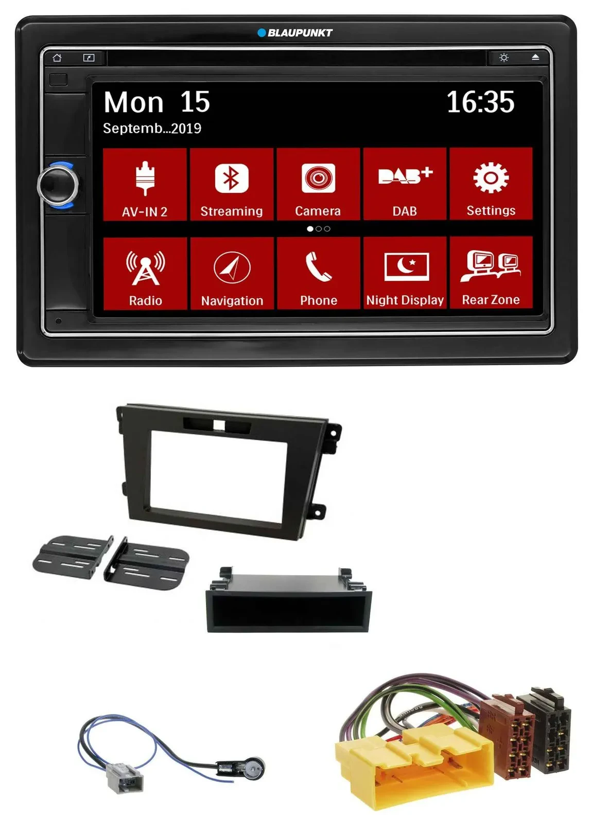 Blaupunkt Bluetooth DAB 2DIN USB DVD MP3 Autoradio für Mazda CX-7 (2008-2010)