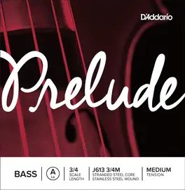 Струна для контрабаса D'Addario Prelude J613 3/4M, A