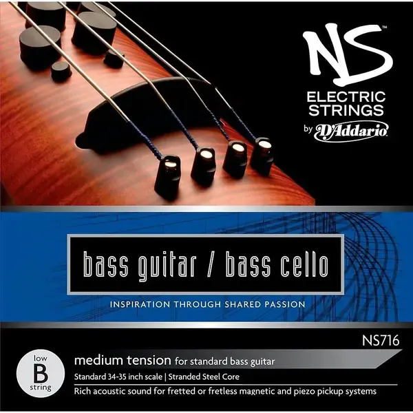 Струна для виолончели D'Addario NS716 NS Cello Low B String