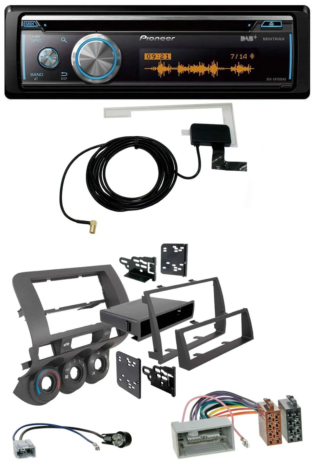 Pioneer Bluetooth DAB MP3 USB CD Autoradio für Honda Fit 06-07 nur US-Importe