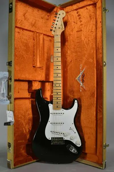 Электрогитара Fender Custom Shop Masterbuilt '55 Stratocaster JRN MBDG Journeyman Relic Black w/OHSC USA 2021