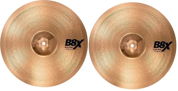 Тарелка барабанная Sabian 14" B8X Rock Hi-Hat (пара)