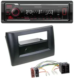 Kenwood MP3 Bluetooth USB DAB Autoradio für Fiat Stilo 192 01-08 Ablagefach