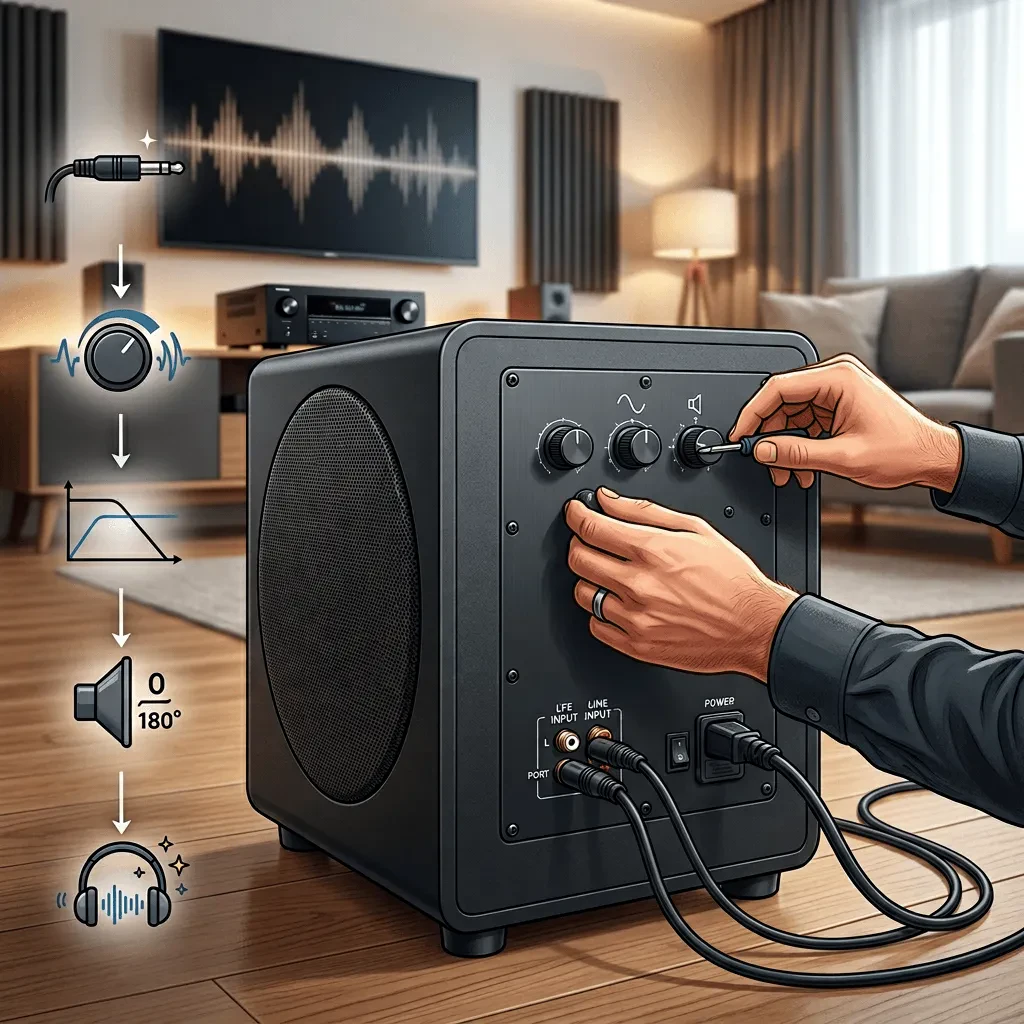 Как правильно настроить активный сабвуфер: пошаговая инструкция