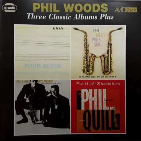 PHIL WOODS - Four Altos / Phil Talks With Quill / Phil & Quill With Prestige (2CD)