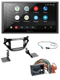 Pioneer USB 2DIN DAB MP3 Bluetooth Autoradio für Opel Adam Corsa E 2017-2019