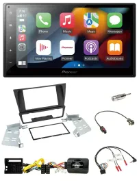 Pioneer DAB Bluetooth 2DIN USB Lenkrad Autoradio für BMW 3er E92 E93 E90 E91 ohn