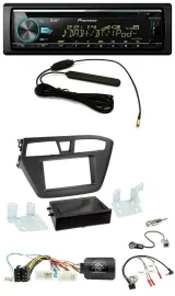 Pioneer CD MP3 Lenkrad DAB USB Autoradio für Hyundai i20 (ab 2015)