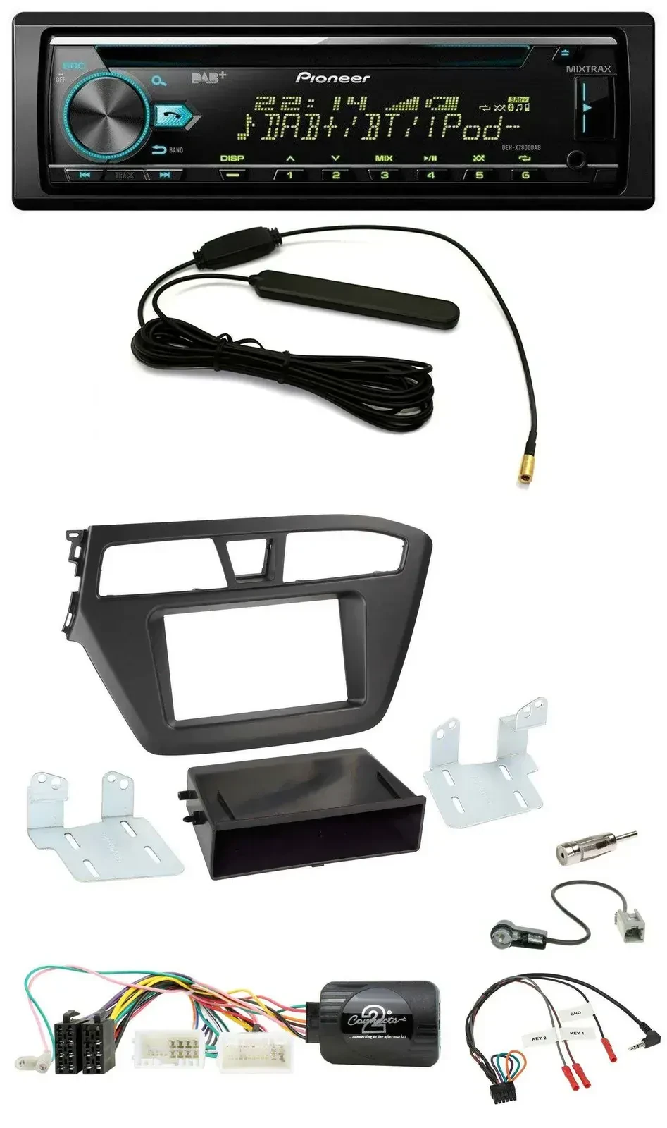 Автомагнитола для Hyundai i20 (с 2015) Pioneer CD MP3 DAB USB