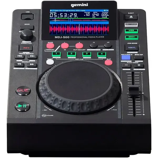 DJ-контроллер с джогом Gemini MDJ-500