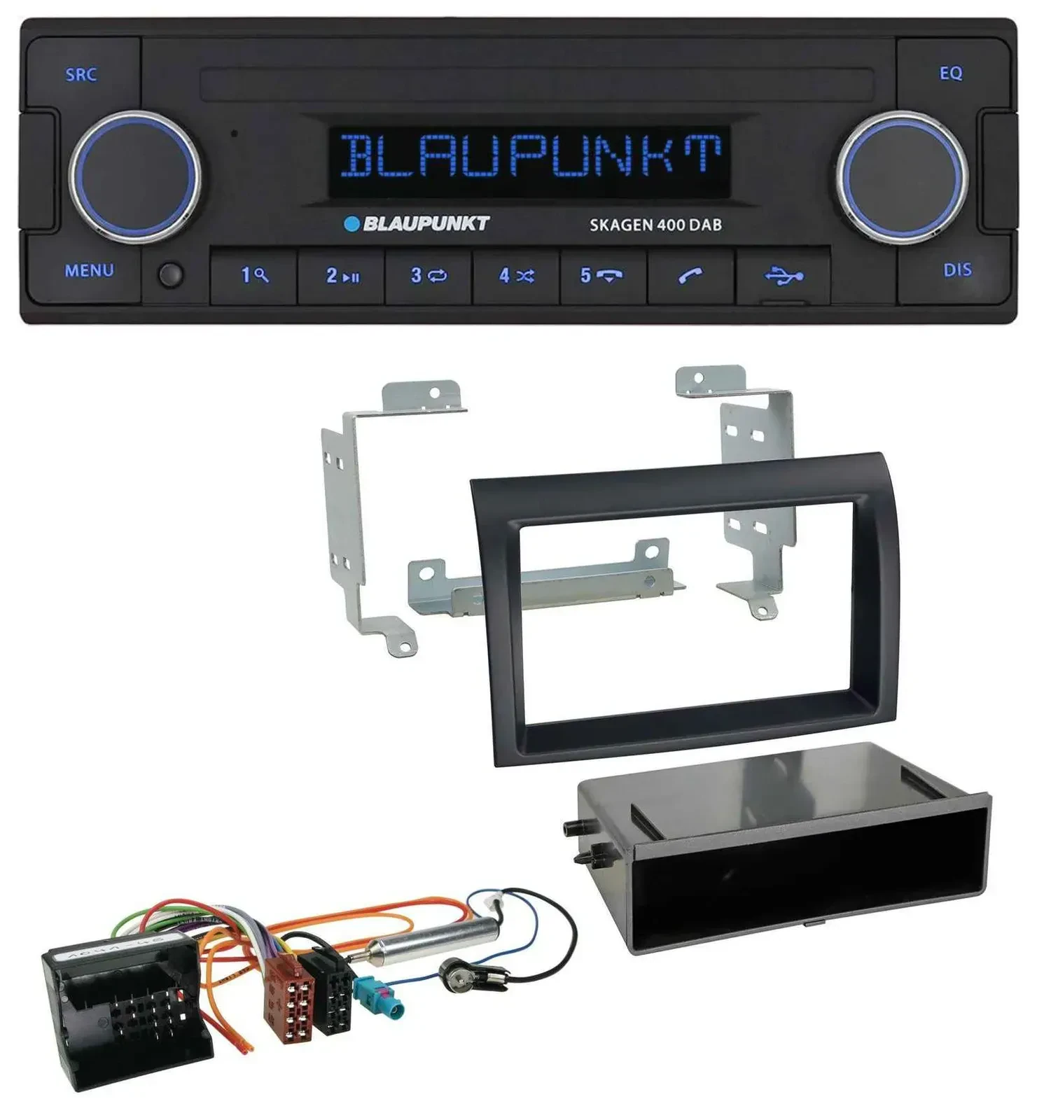 Blaupunkt DAB USB Bluetooth MP3 Autoradio für Citroen Jumper Quadlock 06-11 schw