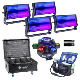 Прожектор ColorKey Inceptor Panel FX wash/строб/блайндер (набор, 4 шт.)