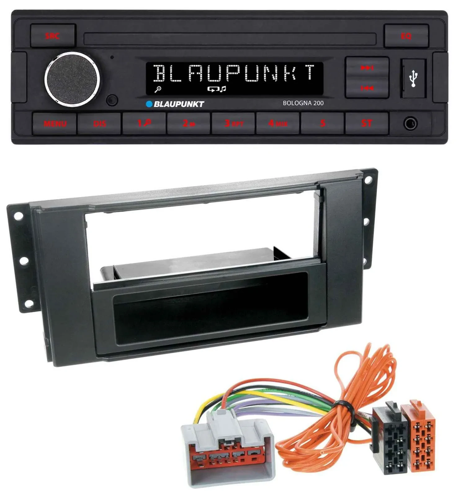 Автомагнитола для Land Rover Freelander 2011–2012 Blaupunkt MP3, AUX, USB, 1DIN