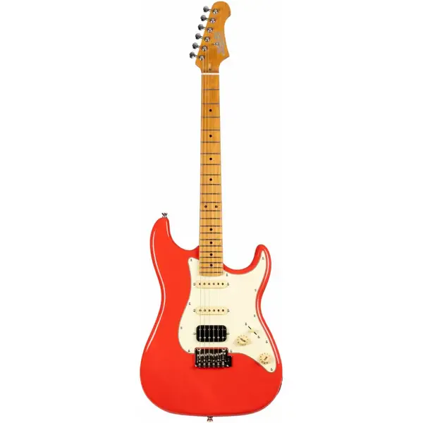 Электрогитара JET Guitars JS-400 Stratocaster HSS Maple FB Coral Pink