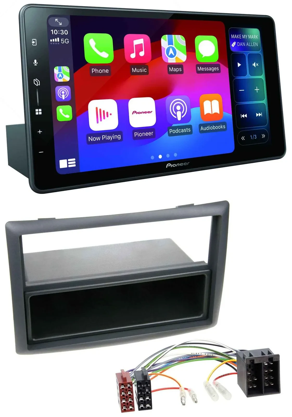 Pioneer Bluetooth DAB MP3 USB Autoradio für Renault Megane Scenic ab 07 schwarz