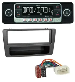Автомагнитола Dietz USB DAB MP3 Bluetooth для Honda Civic 2001–2003, антрацит