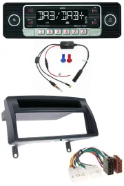 Dietz MP3 DAB Bluetooth USB Autoradio für Toyota Corolla E12 2003-2008 dunkelgra